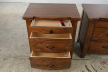 Load image into Gallery viewer, Pair of Napa Furniture Design Whistler Retreat Solid Mango 3-Drawer Nightstands
