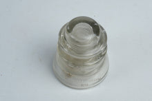 Load image into Gallery viewer, Antique Whitall Tatum No 1 Clear Glass Insulator Made in USA
