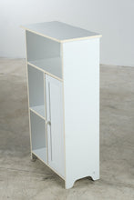 Load image into Gallery viewer, White Storage Cabinet Bookcase Bathroom Linen Cabinet with Shelves
