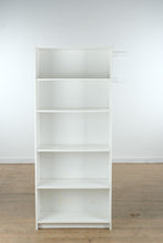 Load image into Gallery viewer, White Five-Shelf Bookcase with Adjustable Shelves - 72&quot; Tall
