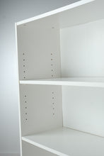 Load image into Gallery viewer, White Five-Shelf Bookcase with Adjustable Shelves - 72&quot; Tall
