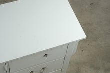 Load image into Gallery viewer, White Cottage Style 8 Drawer Dresser with Center Cabinet #2- Online Only
