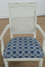 Load image into Gallery viewer, Antique-Style Painted Drop-Leaf Dining Table with Mixed Cane-Back Chairs, 5-Piece Set
