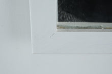 Load image into Gallery viewer, White Windowpane Mirror Faux Divided-Light Wall Mirror Farmhouse Style 25 x 33
