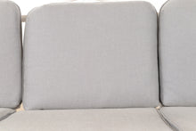 Load image into Gallery viewer, White Rattan Sofa - New Custom Cushions
