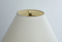 Load image into Gallery viewer, Coastal White Textured Table Lamp Minimalist Organic Modern Decor
