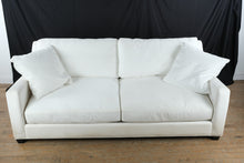 Load image into Gallery viewer, 92 Inch Contemporary Upholstered Sofa Linen Fabric Deep Seat
