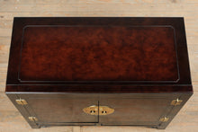 Load image into Gallery viewer, Hickory White Chinoiserie-Style Serving Cabinet
