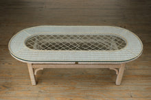 Load image into Gallery viewer, White Wicker Coffee Table- Henry Link
