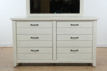Load image into Gallery viewer, Briar Lake Farmhouse Dresser in Antique White with Mirror

