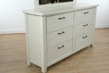 Load image into Gallery viewer, Briar Lake Farmhouse Dresser in Antique White with Mirror
