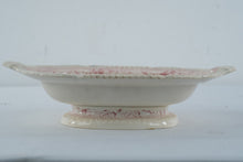Load image into Gallery viewer, Rorstrand Bengali Red Transferware Vintage Footed Oval Serving Bowl Sweden
