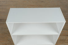 Load image into Gallery viewer, White Adjustable Two-Shelf Bookcase – 30&quot; Wide
