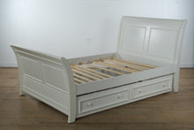 Load image into Gallery viewer, White Full-Size Sleigh Trundle Bed by Stanley Furniture
