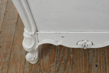 Load image into Gallery viewer, French Provincial Style Tall Chest of Drawers with Bombe Front and Carved Detail
