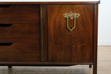 Load image into Gallery viewer, Rare John Widdicomb 84” Mid-Century Modern 9-Drawer Dresser
