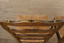 Load image into Gallery viewer, French Ladder-Back Rush Seat Dining Chairs — Set of Four

