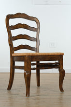 Load image into Gallery viewer, French Ladder-Back Rush Seat Dining Chairs — Set of Four
