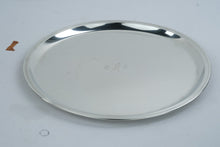 Load image into Gallery viewer, Kirk Stieff Williamsburg CW79 Pewter Serving Tray 13 7 8 Inch Monogrammed
