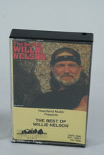 Load image into Gallery viewer, Willie Nelson Cassette Lot (2) – Red Headed Stranger &amp; The Best of Willie Nelson – Vintage Columbia &amp; Heartland Music
