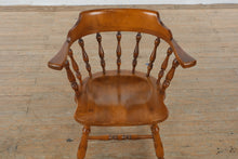 Load image into Gallery viewer, Hale Company Colonial Style Solid Maple Windsor Writing Arm Chair
