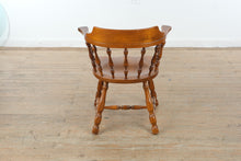 Load image into Gallery viewer, Hale Company Colonial Style Solid Maple Windsor Writing Arm Chair

