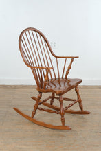 Load image into Gallery viewer, Solid Cherry Windsor Rocking Chair

