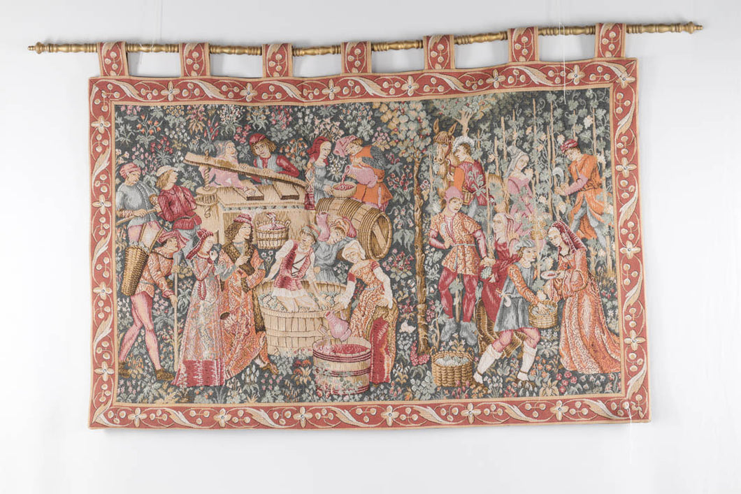 Wine Harvest Tapestry by Corona Decor