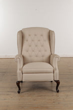 Load image into Gallery viewer, Neutral Carver Reclining Wingback Chair
