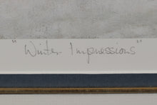 Load image into Gallery viewer, Alan Maley Victorian Winter Scene Print Collection Set of 3 Signed Numbered Framed
