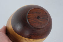 Load image into Gallery viewer, Hand Turned Wood Bowl Sculptural Asymmetric Rim Rustic Studio Art Vessel

