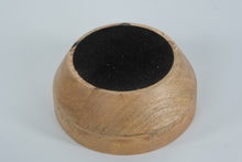 Load image into Gallery viewer, Natural Wood Round Candle Holder – 7" x 3"
