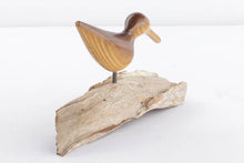 Load image into Gallery viewer, Wooden Carved Seagull on Driftwood
