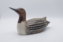 Load image into Gallery viewer, Andy Anderson Signed Hand Carved Wood Loon Bird Decoy Folk Art 12 Inch
