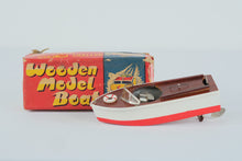 Load image into Gallery viewer, 1950&#39;s Japanese Battery Powered Wooden Boat
