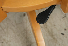 Load image into Gallery viewer, Maple Wood Swivel Office Chair with Slat Back and Casters
