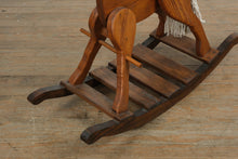 Load image into Gallery viewer, Handcrafted Wooden Rocking Horse – 41” Wide x 15.5” Deep x 36” Tall – Excellent Condition
