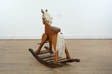 Load image into Gallery viewer, Handcrafted Wooden Rocking Horse – 41” Wide x 15.5” Deep x 36” Tall – Excellent Condition
