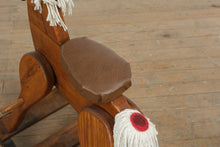 Load image into Gallery viewer, Handcrafted Wooden Rocking Horse – 41” Wide x 15.5” Deep x 36” Tall – Excellent Condition
