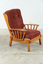 Load image into Gallery viewer, Mid Century Danish Modern Lounge Chair in Solid Beech with Upholstered Cushions- ONLINE ONLY
