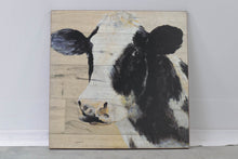 Load image into Gallery viewer, Woodgrain Cow - 30&quot; x 30&quot;

