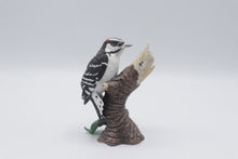 Load image into Gallery viewer, Lenox Downy Woodpecker Fine Porcelain Bird Figurine 1989 Original Certificate
