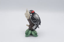 Load image into Gallery viewer, Lenox Downy Woodpecker Fine Porcelain Bird Figurine 1989 Original Certificate
