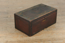 Load image into Gallery viewer, Antique Hand-Painted Folk Art Trunk
