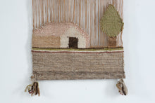 Load image into Gallery viewer, Vintage Andean Woven Wall Hanging Llamas Ducks Folk Art Textile 40 x 11
