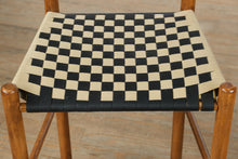 Load image into Gallery viewer, Pair of Woven Strap Counter-Height Barstools – Sturdy &amp; Stylish
