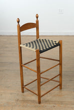 Load image into Gallery viewer, Pair of Woven Strap Counter-Height Barstools – Sturdy &amp; Stylish
