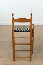 Load image into Gallery viewer, Pair of Woven Strap Counter-Height Barstools – Sturdy &amp; Stylish
