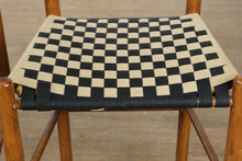 Load image into Gallery viewer, Pair of Woven Strap Counter-Height Barstools – Sturdy &amp; Stylish
