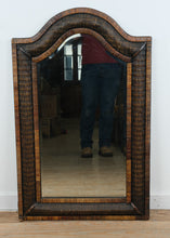 Load image into Gallery viewer, Rattan Wicker Wall Mirror Arched Frame Coastal Boho Decor
